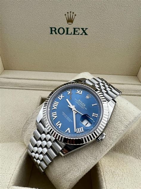 when did rolex blue azzurro come out|2021 rolex datejust 41.